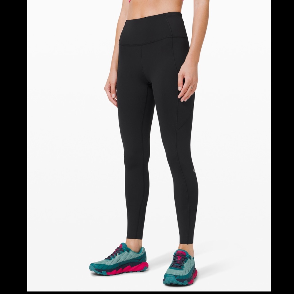 NEW Lululemon Fast and Free *Reflective leggings